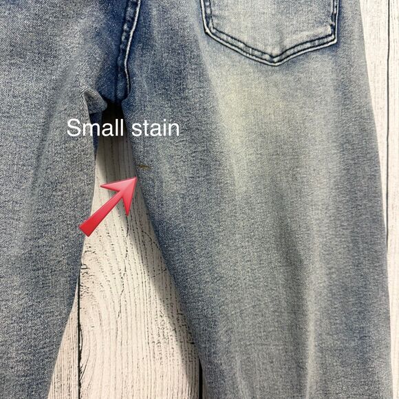 RGSTR Men's W36 x L30 Blue Distressed Straight Leg Streetwear Denim Jeans - Picture 6 of 7